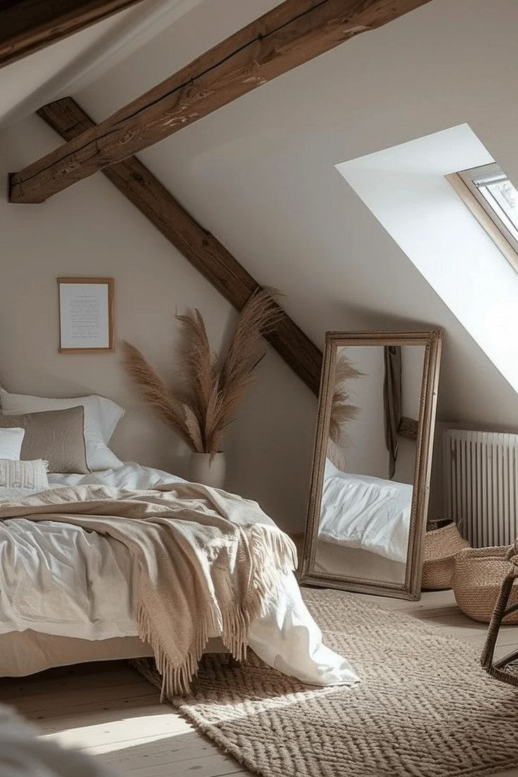 14 Geniale Einrichtungsideen Für Kleine Schlafzimmer Mit Dachschräge! in Klein Schlafzimmer Dachschräge