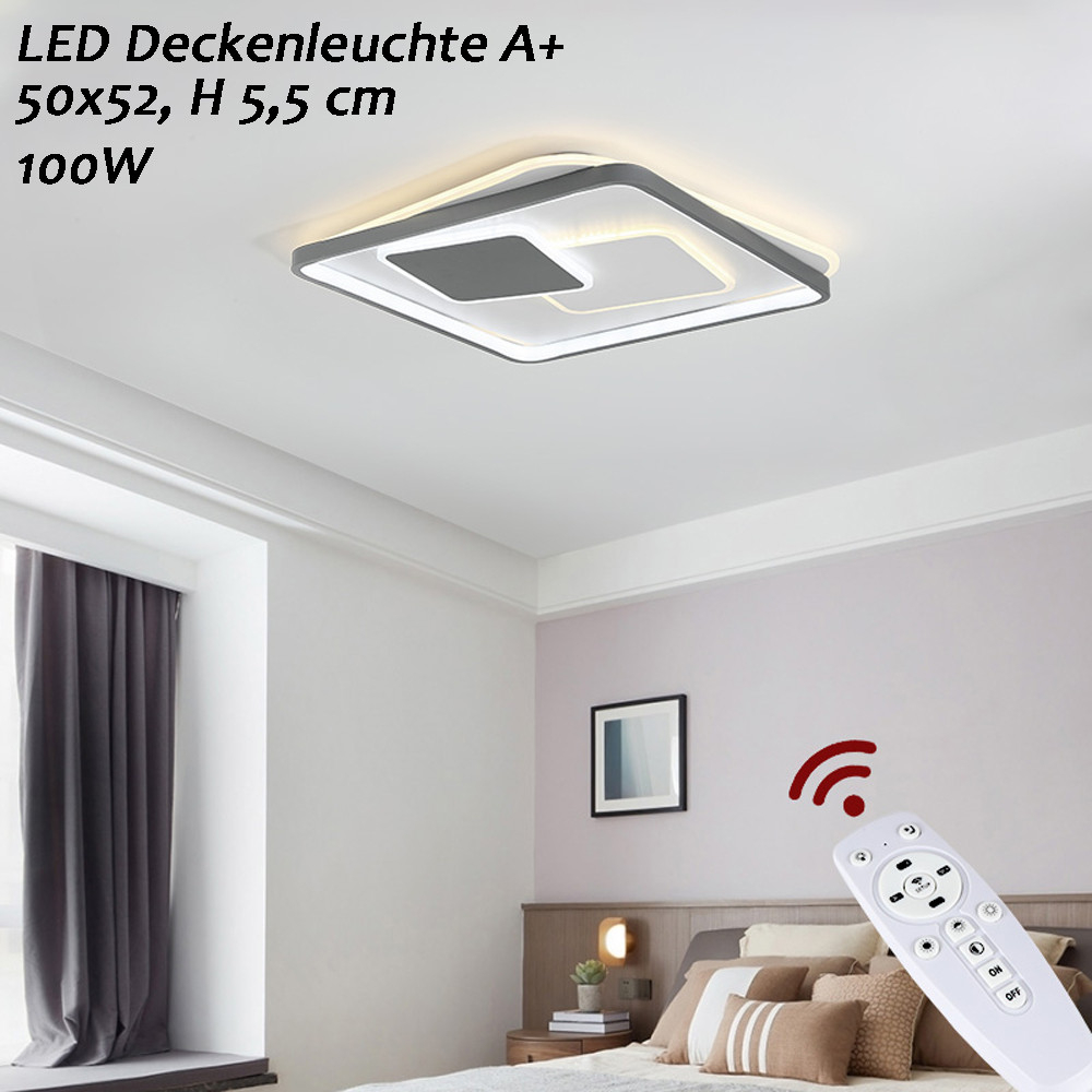 A Neu 9643 Led Deckenleuchte Lichtfarbe Und Helligkeit Einstellbar inside Deckenleuchte Schlafzimmer Amazon