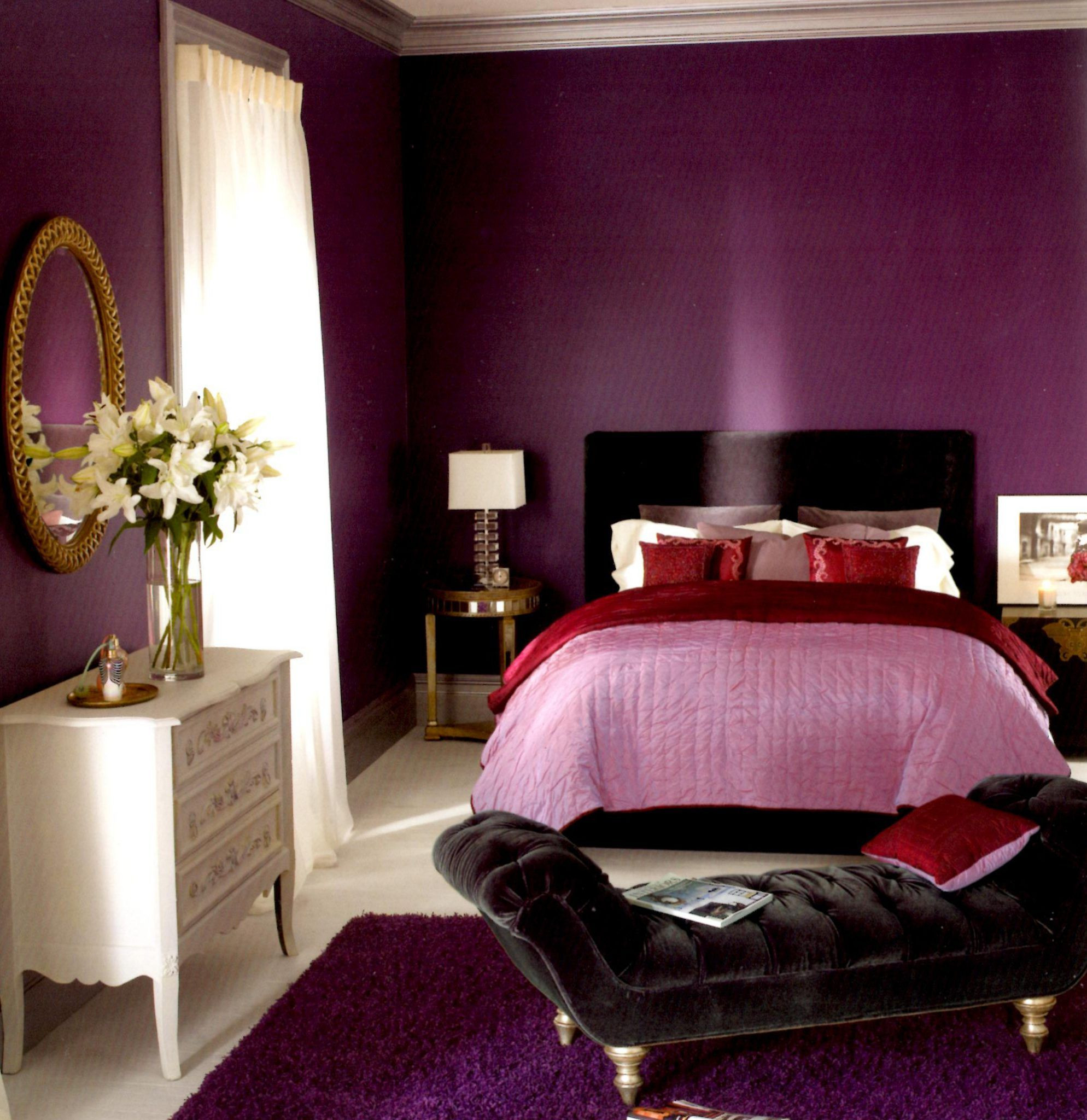 Die 9 Besten Ideen Zu Bordeaux Farbe | Bordeaux Farbe inside Bordeaux Schlafzimmer