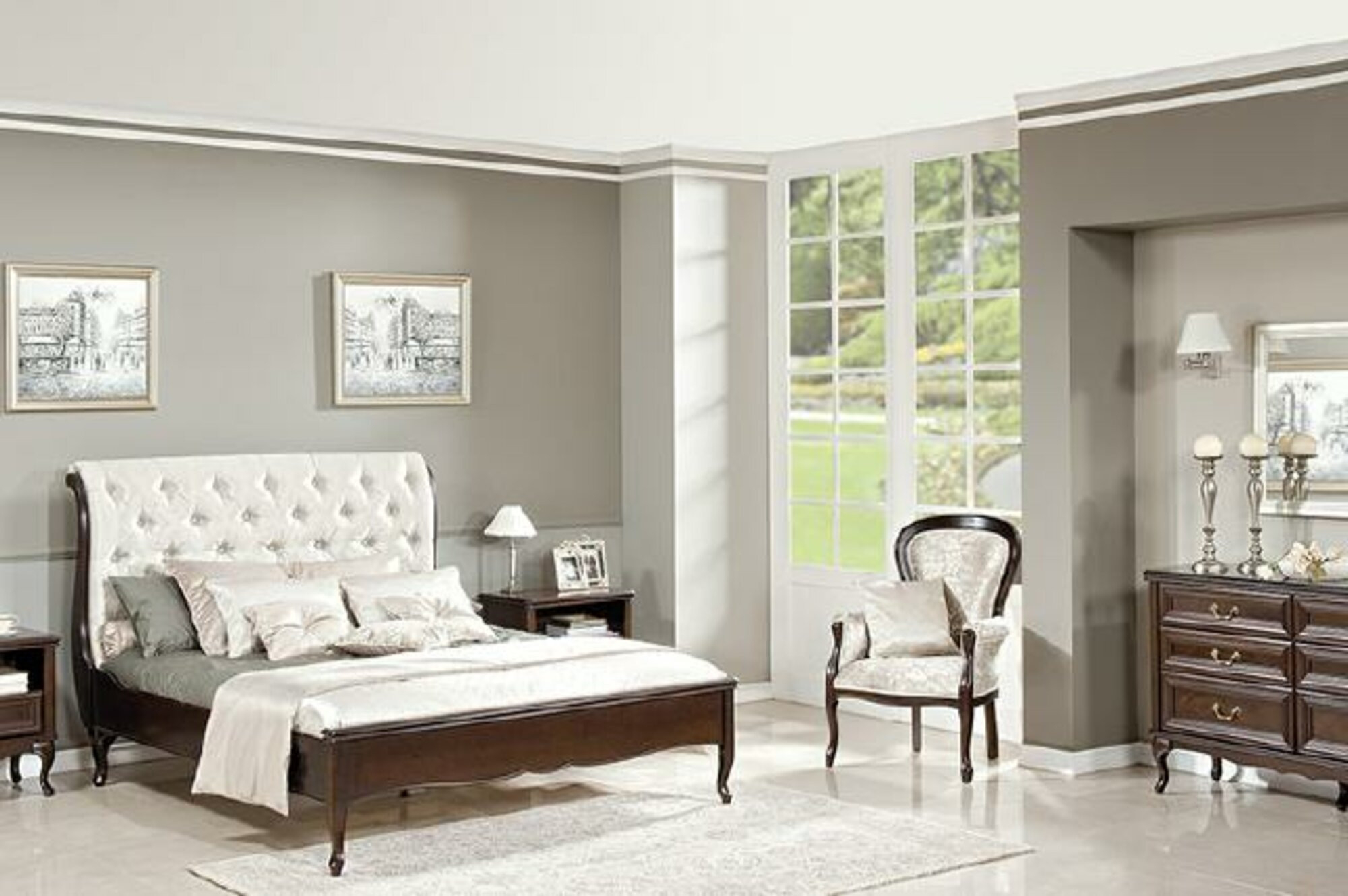 Elegantes Chippendale Schlafzimmer-Set Für Ihr | Jvmoebel.de with regard to Chippendale Schlafzimmer