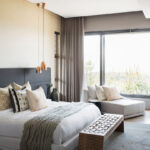 Elegantes Schlafzimmer In Grau Und … – Bild Kaufen – 12416062 In Bilder Modern Schlafzimmer