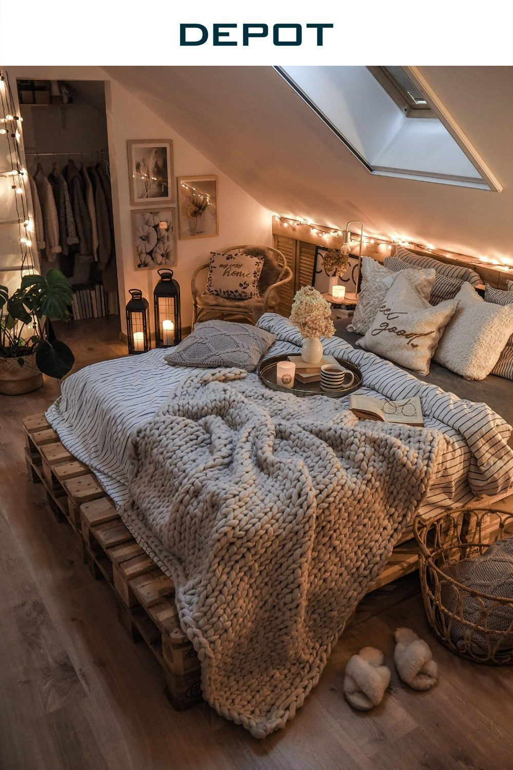Gemütliche Schlafzimmerdeko | Depot 💚 regarding Schlafzimmer Ideen Gemütlich