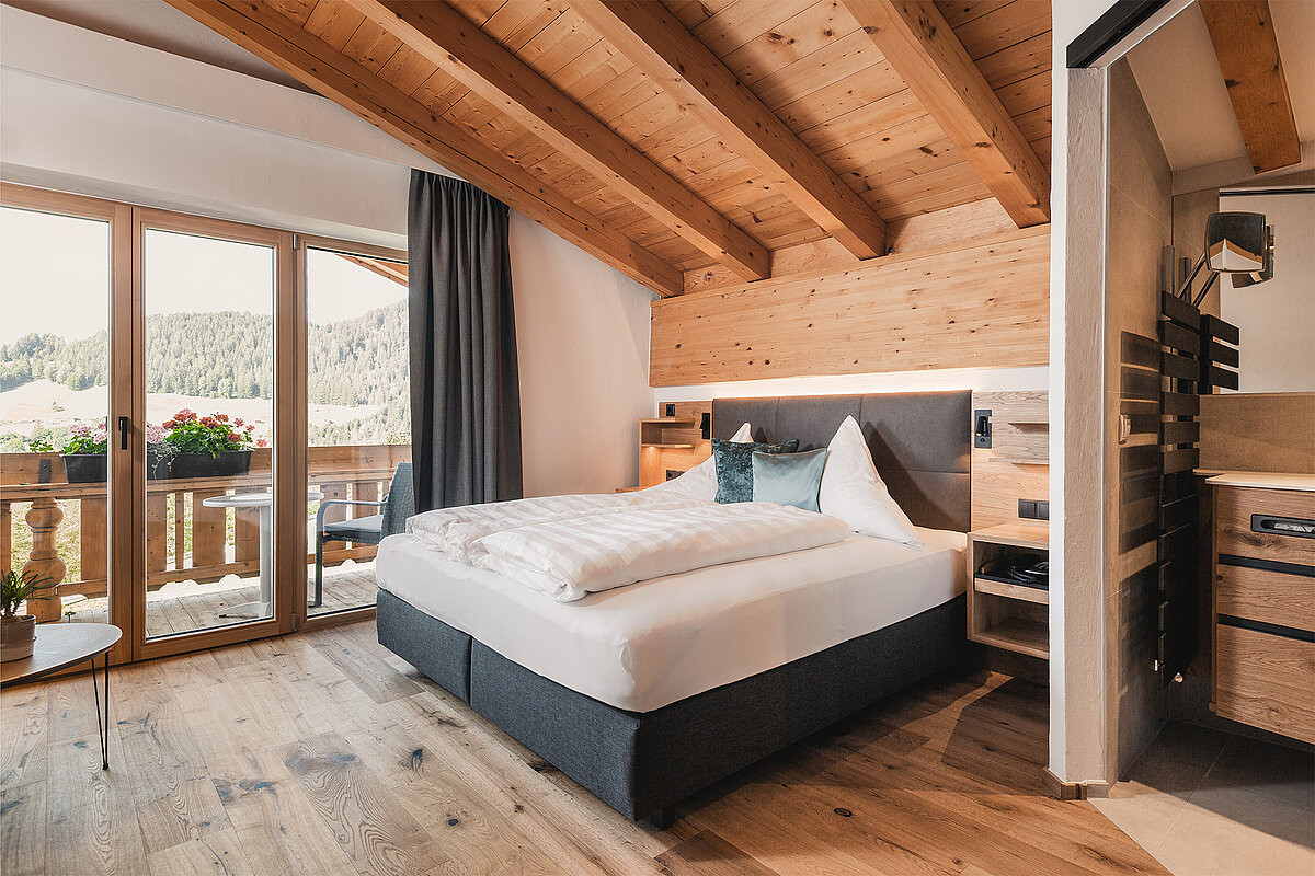 Komfortzimmer Mit Balkon - Südseite - Hubertushof with Schlafzimmer Südseite