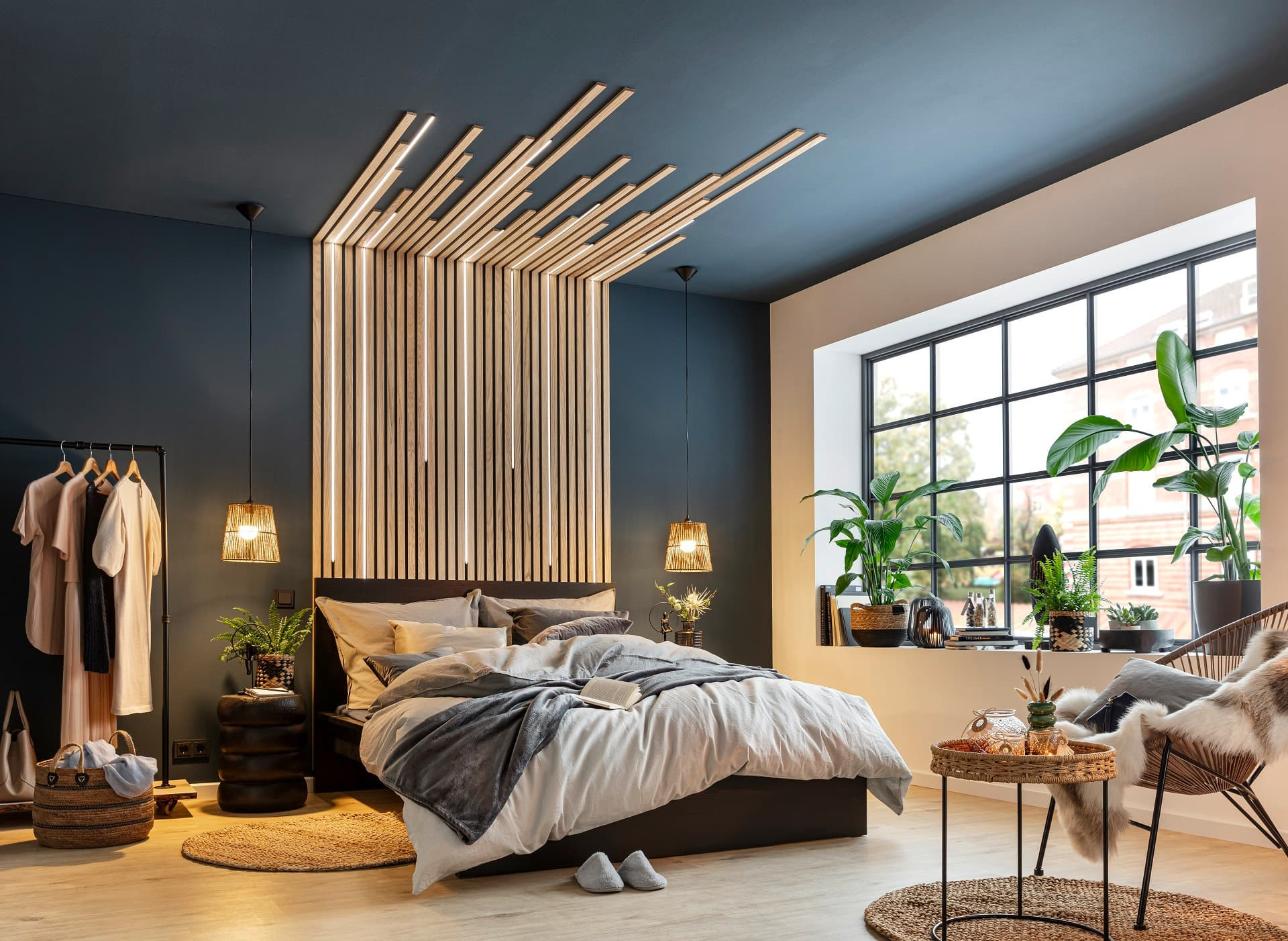 Kreative Wandgestaltung Hinter Deinem Bett | Richtiggut.de regarding Bild Für Schlafzimmer Wand