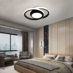 Led Deckenleuchte Schwarz Rund 24W 4000K 30Cm Throughout Schöne Deckenleuchten Schlafzimmer