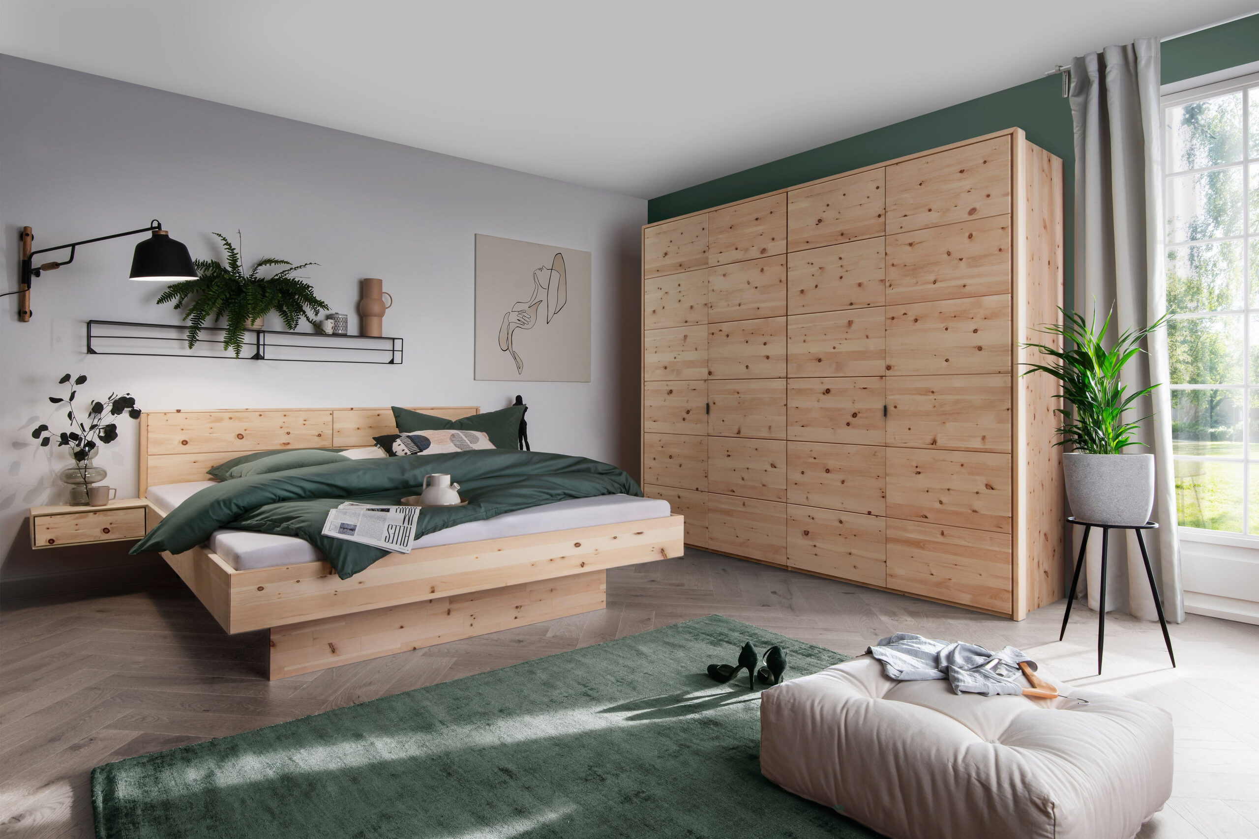 Nature Living Zirbe-Sleeping Schlafzimmer Zirbenholz | Möbel Letz within Schlafzimmer Natur