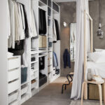 Offener "Pax"-Kleiderschrank Mit Vorhang Getarnt - [Schöner Wohnen] in Schlafzimmer Schrank Mit Vorhang