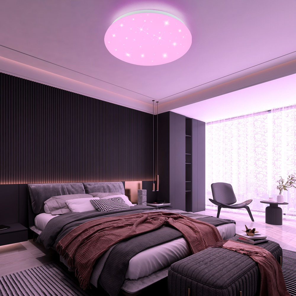 Rgb Led Deckenleuchte Mit Fernbedienung | Etc Shop for Schlafzimmer Deckenleuchte Mit Fernbedienung