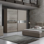 Schlafzimmer Agata Modern In Grau Buche Set Aga S B160 Ks2 408 Within Schlafzimmer Grau