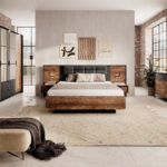 Schlafzimmer Komplett Nova Schrank Bett 160X200 Kommode Kastanie + Regarding Bilder Modern Schlafzimmer