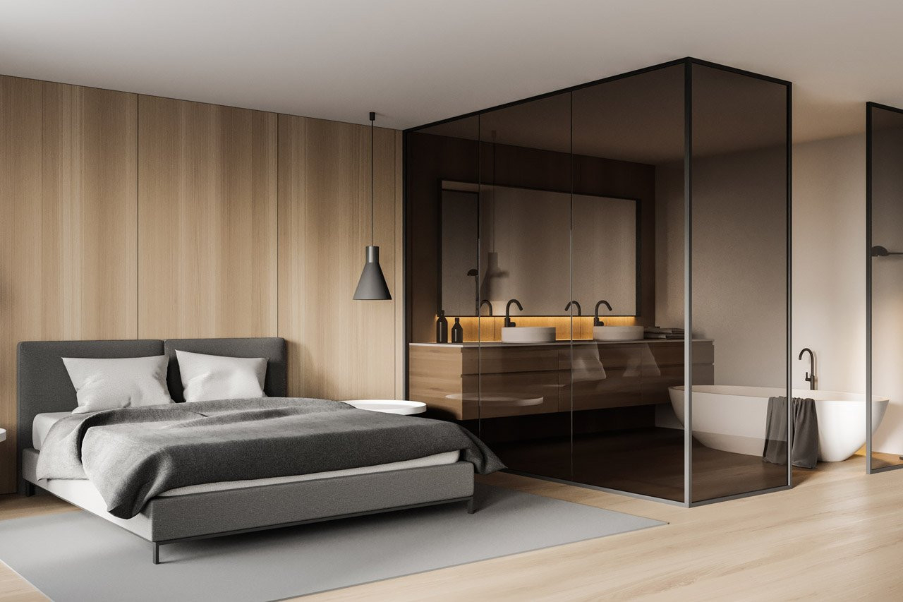 Schlafzimmer Mit Bad - Wie Arrangiert Man Das Bad Im Schlafzimmer? inside Bad Und Schlafzimmer