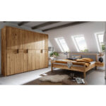 Schlafzimmer Set 2 Teilig 200Cm In Braun Gepolstertes Kopfteil Regarding Schlafzimmer Set Bett 200X200