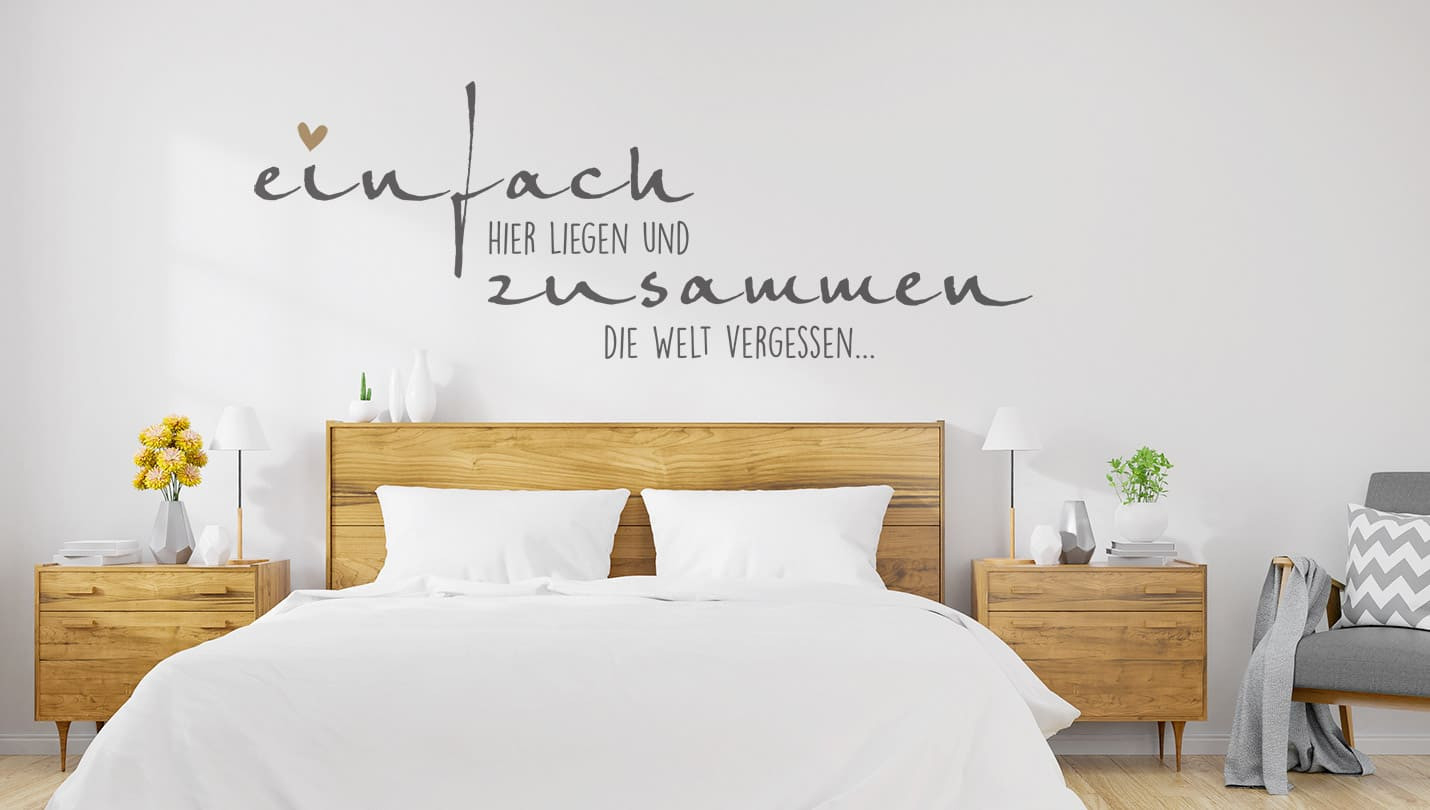 Wandtattoo Sprüche Zur Liebe | Liebessprüche | Wandtattoos.de intended for Schlafzimmer Tattoo Sprüche